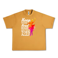 Peanut Butter ballet dancer keep head high toes pointed ballerina teacher Urban Heavy Tee - linhVisuals