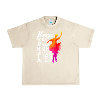 Sandshell ballet dancer keep head high toes pointed ballerina teacher Urban Heavy Tee - linhVisuals