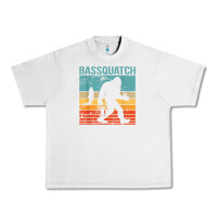 Lunar Rock bassquatch! funny bigfoot fishing outdoor retro Urban Heavy Tee - linhVisuals