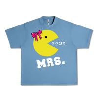 Pebble Blue Mrs Pacman Urban Heavy Tee - linhVisuals