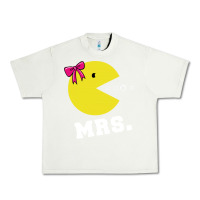 Pistachio Mrs Pacman Urban Heavy Tee - linhVisuals