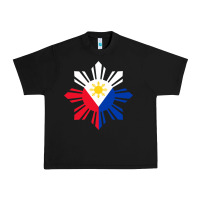 Black philippine flag hoodie pinoy flag filipino shirt pinoy sun Urban Heavy Tee - linhVisuals