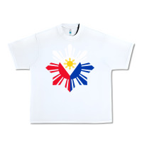 White philippine flag hoodie pinoy flag filipino shirt pinoy sun Urban Heavy Tee - linhVisuals