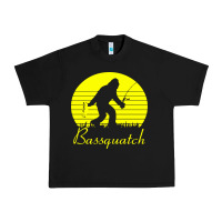 Black bassquatch bigfoot Urban Heavy Tee - linhVisuals