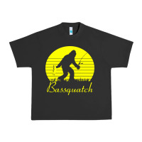 Pigment Black bassquatch bigfoot Urban Heavy Tee - linhVisuals