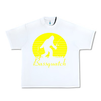 White bassquatch bigfoot Urban Heavy Tee - linhVisuals