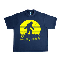 Navy bassquatch bigfoot Urban Heavy Tee - linhVisuals