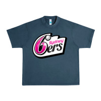 Midnight Navy sydney sixers Urban Heavy Tee - linhVisuals
