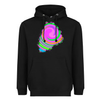 Black tie dye patch Heavyweight Hoodie - RanaPortraitStore