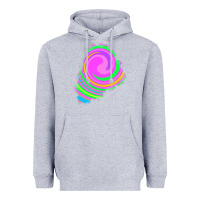 Heather Grey tie dye patch Heavyweight Hoodie - RanaPortraitStore