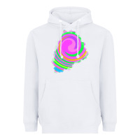 White tie dye patch Heavyweight Hoodie - RanaPortraitStore