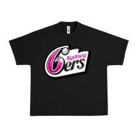 Black sydney sixers Urban Heavy Tee - linhVisuals
