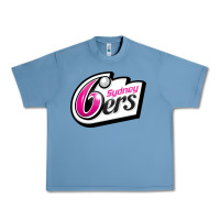 Pebble Blue sydney sixers Urban Heavy Tee - linhVisuals