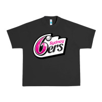 Pigment Black sydney sixers Urban Heavy Tee - linhVisuals