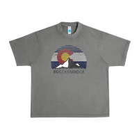Tornado breckenridge colorado x co flag mountain peak raglan baseball tee Urban Heavy Tee - linhVisuals