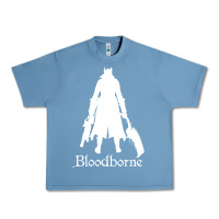 Pebble Blue bloodborne zipped Urban Heavy Tee - linhVisuals