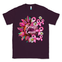 Plum breast cancer sunflower Classic Tee - BarkalooDesign