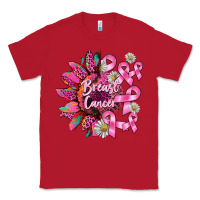 Red breast cancer sunflower Classic Tee - BarkalooDesign