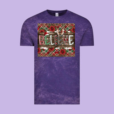 Believe Vintage Tee Designed By Cowhidedigitalart