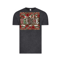 Vintage Black Believe Vintage Tee - CowhideDigitalArt