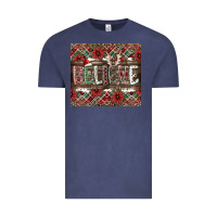 Vintage Denim Believe Vintage Tee - CowhideDigitalArt