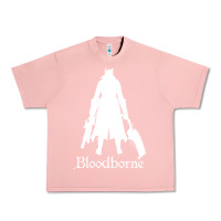 Salmon bloodborne zipped Urban Heavy Tee - linhVisuals