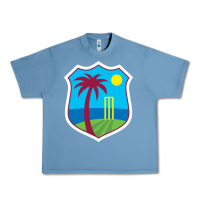 Pebble Blue west indies cricket Urban Heavy Tee - linhVisuals