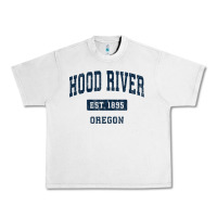 Lunar Rock hood river oregon or vintage sports established navy design t shirt Urban Heavy Tee - linhVisuals