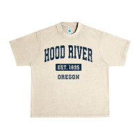 Sandshell hood river oregon or vintage sports established navy design t shirt Urban Heavy Tee - linhVisuals