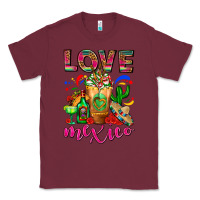 Burgundy Love Mexico Cold Drink Frappe Classic Tee - FaDigitalArtStudio