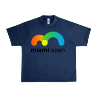 Navy miami open Urban Heavy Tee - linhVisuals