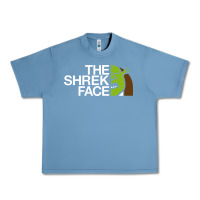 Pebble Blue the shrek face Urban Heavy Tee - linhVisuals