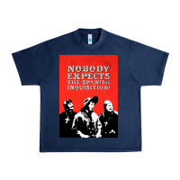Navy nobody expects the spanish inquisition Urban Heavy Tee - linhVisuals