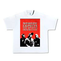 White nobody expects the spanish inquisition Urban Heavy Tee - linhVisuals