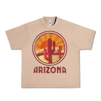 Burro arizona cactus sunset scene graphic t shirt Urban Heavy Tee - linhVisuals