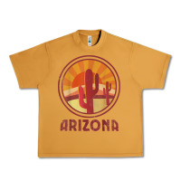 Peanut Butter arizona cactus sunset scene graphic t shirt Urban Heavy Tee - linhVisuals