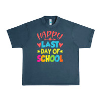 Midnight Navy happy last day of school teacher boys girls school last day Urban Heavy Tee - linhVisuals
