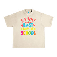 Sandshell happy last day of school teacher boys girls school last day Urban Heavy Tee - linhVisuals