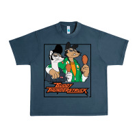 Midnight Navy buddy thunderstruck friend Urban Heavy Tee - linhVisuals