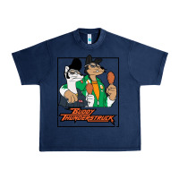 Navy buddy thunderstruck friend Urban Heavy Tee - linhVisuals