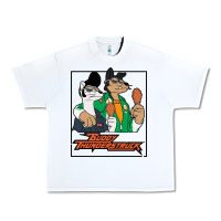 White buddy thunderstruck friend Urban Heavy Tee - linhVisuals
