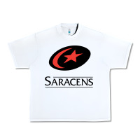 White saracens Urban Heavy Tee - linhVisuals