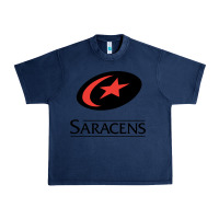 Navy saracens Urban Heavy Tee - linhVisuals