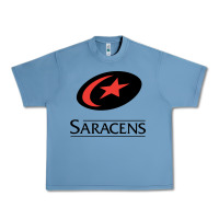Pebble Blue saracens Urban Heavy Tee - linhVisuals