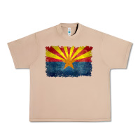 Burro arizona flag in grungy style raglan baseball tee Urban Heavy Tee - linhVisuals