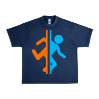 Navy portal   portal Urban Heavy Tee - linhVisuals