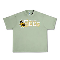 Oil Green salt lake city bees Urban Heavy Tee - linhVisuals