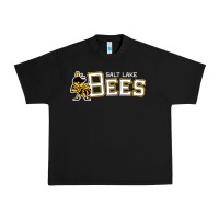 Black salt lake city bees Urban Heavy Tee - linhVisuals