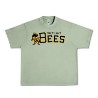Oil Green salt lake city bees Urban Heavy Tee - linhVisuals
