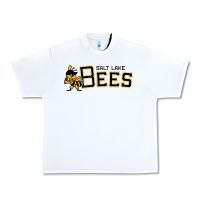White salt lake city bees Urban Heavy Tee - linhVisuals